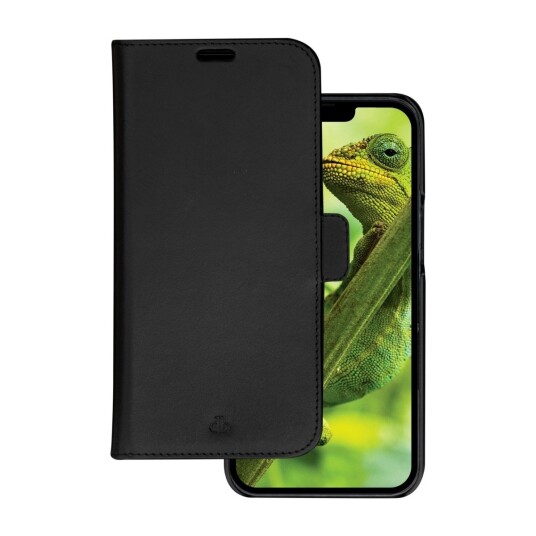 Dbramante1928 Lynge Lommebokdeksel i Lær til iPhone 14 Pro Max - Sort