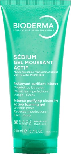 Bioderma Sebium Gel Moussant Actif 200 ml Bioderma Sebium Gel Moussant Actif 200 ml
