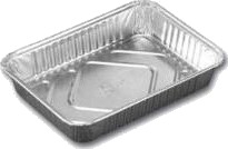 Alubakke 584 Ml 186X135x30 Mm,12 Pk X 100 Stk/Krt