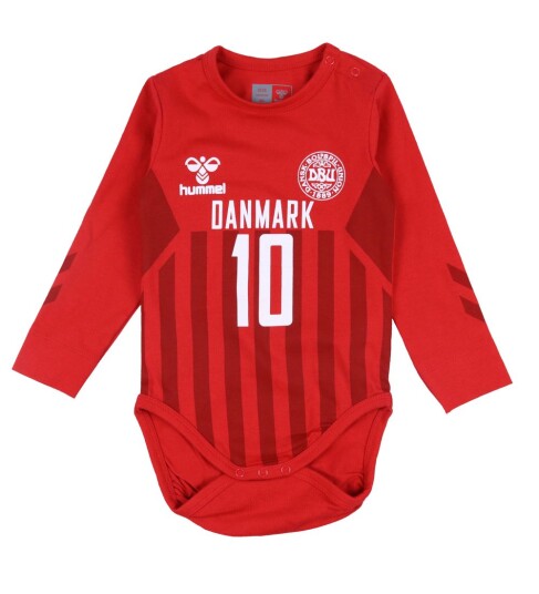 Hummel Body L/æ DBU hml Feire Rød 98 Langermet Body