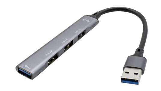 I-Tec USB 3.0 Metal HUB USB-hub - 4 porter - Grå