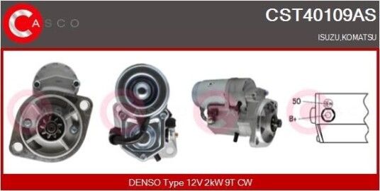 Starter CASCO CST40109AS Starter CASCO CST40109AS