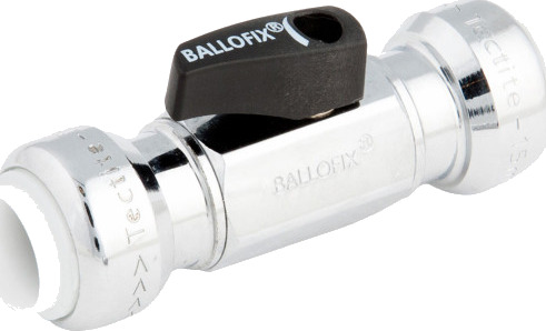 Ballofix Tectite bro 15 x 15 mm krom med håndtak Ballofix Tectite bro 15 x 15 mm krom med håndtak