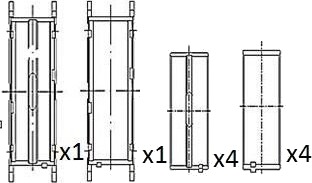 FAI AutoParts BM1055-STD Veivaksellager