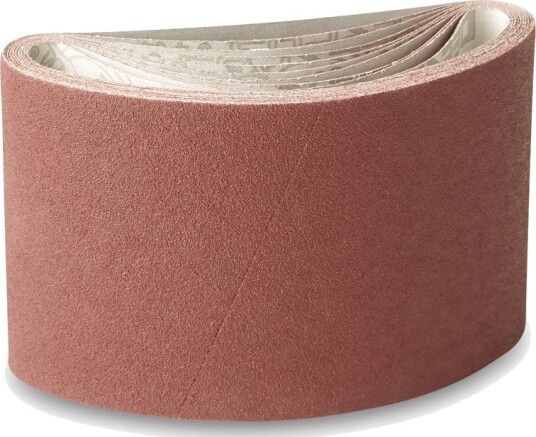 10 stk. Lerrets slipebånd 120x450mm Korn P40