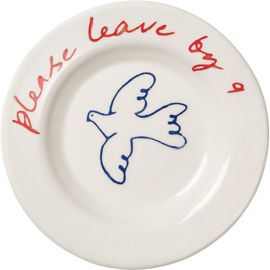 Bird Tapas Plate 15 cm Blue
