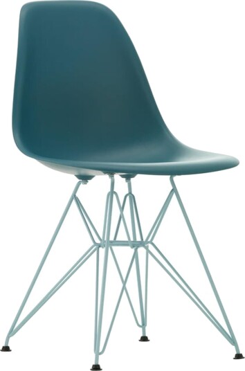 Vitra Eames Plastic RE DSR Spisestol Sjøblå/Himmelblå