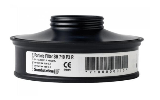 Sundström SR 710 Partikkelfilter P3 R Ånderettsvern
