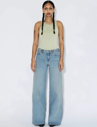 Dr Denim Zila Mid Wide Blue M x 34 Dr Denim Zila Mid Wide Blue M x 34