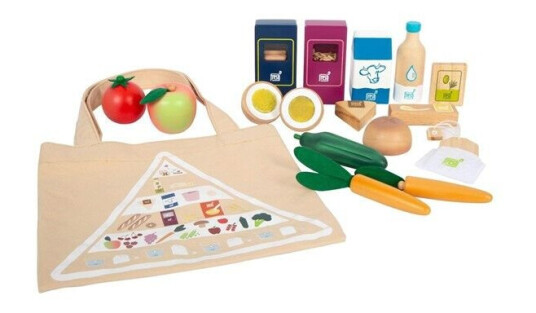 Small Foot - Wooden Play Food Vegetarian Food Set. Small Foot - Wooden Play Food Vegetarian Food Set.