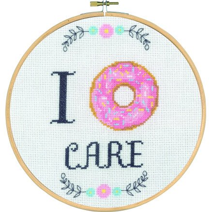 Permin Broderisett Donut Ø20cm