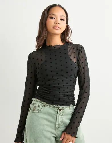 Only     Onljuliet L/S Mockneck Top Box Jrs