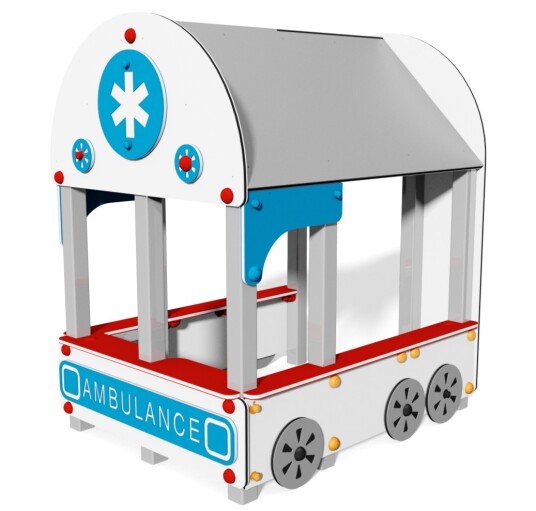 Lekebil/lekehus ambulanse