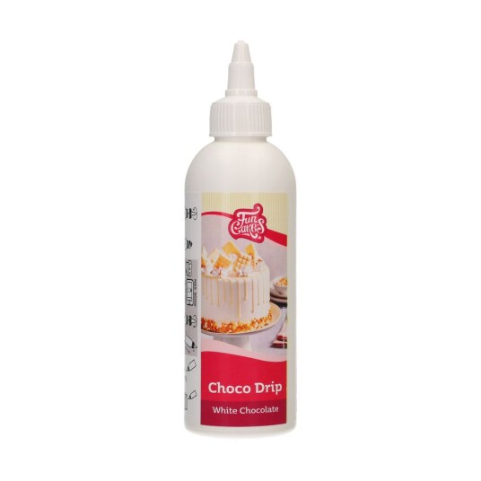 Funcakes Choco Drip Hvit Sjokolade 180g 