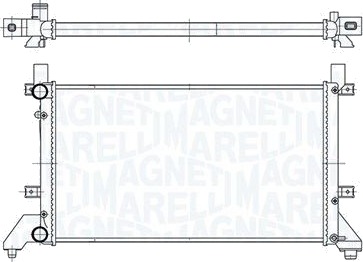 Radiator MAGNETI MARELLI 350213189400 Radiator MAGNETI MARELLI 350213189400