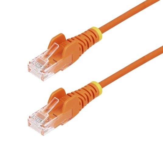 Startech 3m Orange Slim CAT6 Ethernet Cable Snagless RJ45 LSZH 28awg Pure Bare Copper Network Patch Cable/cord