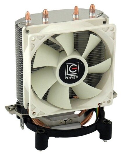 LC Power Cosmo Cool LC-CC-95 CPU Kjøler 90mm Sølv/Hvit LC Power Cosmo Cool LC-CC-95 CPU Kjøler 90mm Sølv/Hvit