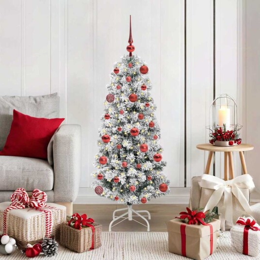 Kunstig sammensatt juletre med LED  stripelys 120 cm PVC