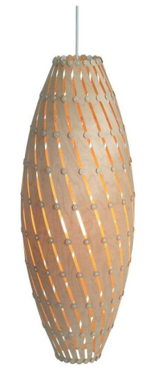 David Trubridge Ebb Roll Pendel Natural David Trubridge Ebb Roll Pendel Natural