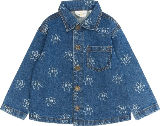 The New Siblings Denimjakke TnstRipley Medium+ Blue Denim AO The New 3 år (98) Denimjakker Blå