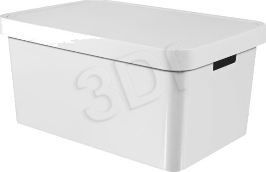 Curver Oppbevaringsboks Infinity 45L Hvit Med Lokk Curver Oppbevaringsboks Infinity 45L Hvit Med Lokk