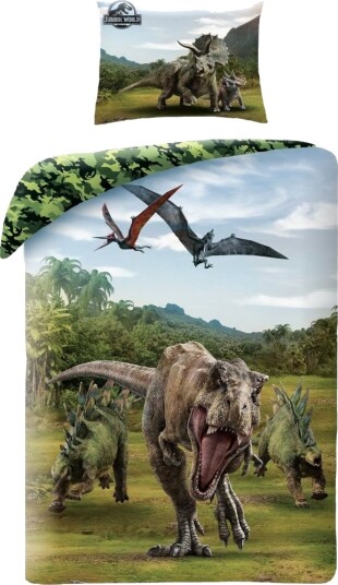 Jurassic World 2 Sengetøj 100 Procent Bomuld