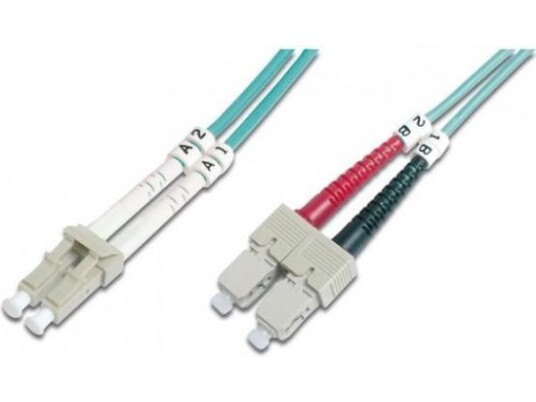 Intellinet Network Solutions Patchkabel Lc Sc Dupleks 1M 50/125 Om3 Multimodus 303805 303805