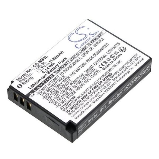 Canon IXY Digital 900 IS batteri (1120 mAh 3.7 V) Canon IXY Digital 900 IS batteri (1120 mAh 3.7 V)