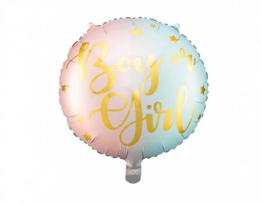 Folieballong Boy or Girl 35cm