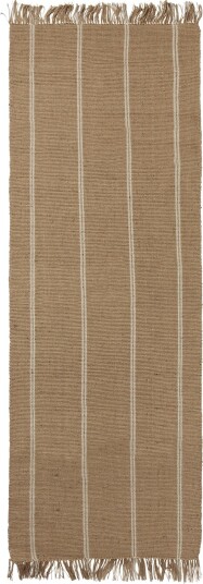Yuki Juteteppe 70x200 cm Hvit / Naturlig