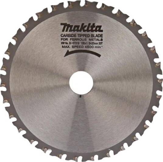 Makita Specialized HM Sirkelsagblad For Metall - 136x20mm, 30T