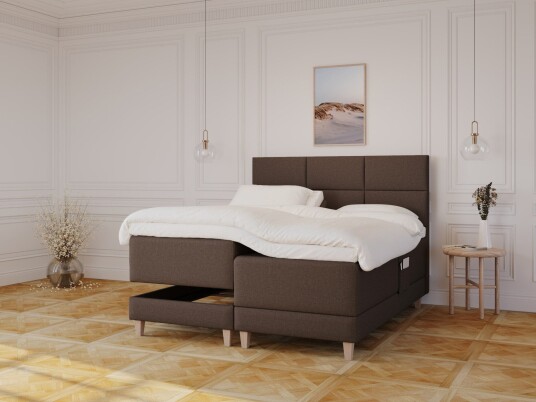 Nordic Dream Aura Fjord 180x200 Mørk brun Nordic Dream Aura Fjord 180x200 Mørk brun