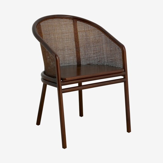 Nordal MOSSO Spisestol - Mørk Teak/Rotting