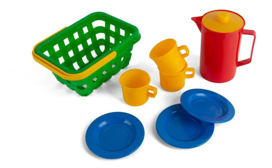 Dantoy Coffee and Picnic Set 9 Pieces 4385 Dantoy Coffee and Picnic Set 9 Pieces 4385