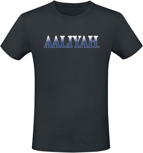 Aaliyah T-skjorte Logo S til 3XL Herrer svart