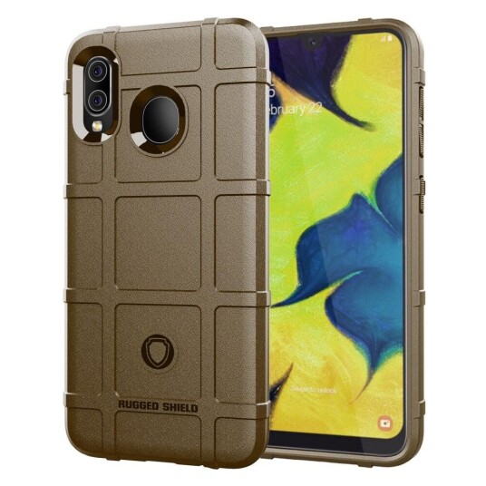 INCOVER Samsung Galaxy A30 Rugged Shield Plastik Deksel - Brun