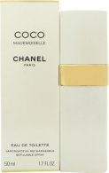 Chanel Coco Mademoiselle 50ml Eau de Toilette Spray Refillable - Orientalsk Parfyme for Dame