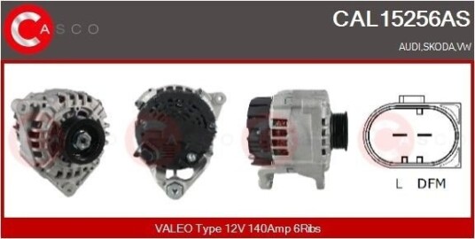 CASCO CAL15256AS Dynamo CASCO CAL15256AS Dynamo