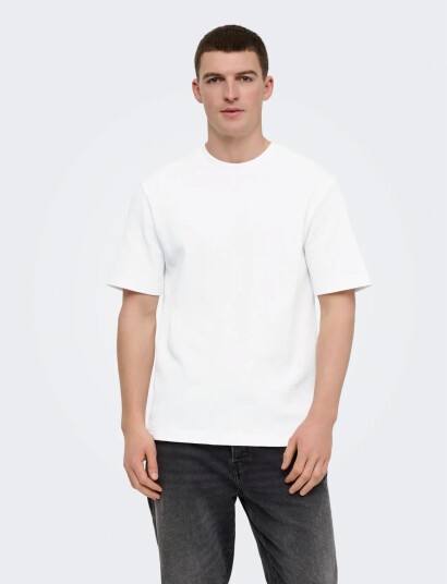 ONLY & SONS Onstobie Reg Ss Tee Noos   White   XXL