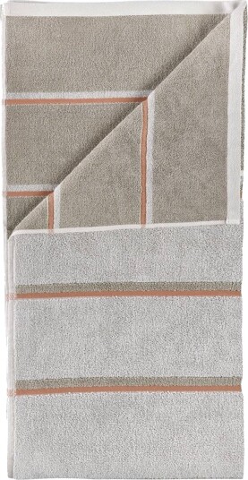 Zone Denmark Sauna Håndkle Soft grey–eucalyptus–terracotta 70x140 cm Zone Denmark Sauna Håndkle Soft grey–eucalyptus–terracotta 70x140 cm