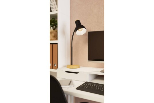Bordlampe Eglo Veradal Svart Brun Svart/Brun