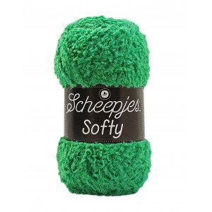 Scheepjes Softy Garn Unicolor 497 Grønn