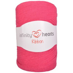 Infinity Hearts Ribbon Stoffgarn 24 Rosa