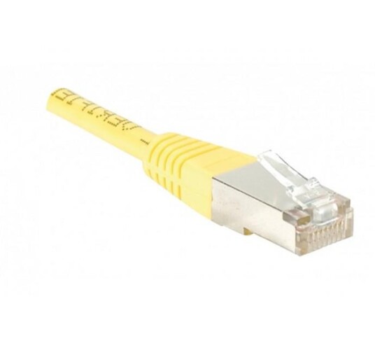 EXC Patch Cord RJ45 CAT.5e F/UTP Copper Yellow 5m