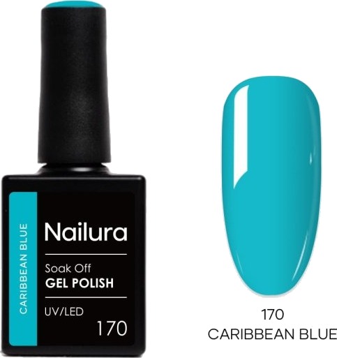 Nailura Gelpolish 170 – Caribbean Blue – 10 ml