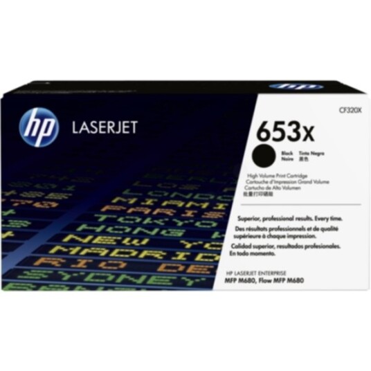 HP CF320X HP 653X Tonerkassett Svart