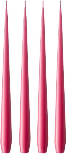 Ester & Erik lys42 cm 4 stk. matt Deep pink 41/2 Ester & Erik lys42 cm 4 stk. matt Deep pink 41/2