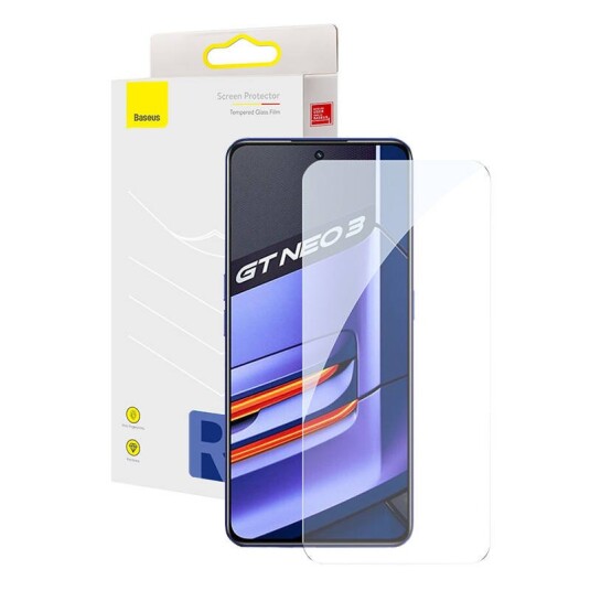 Baseus Tempered-Glass Screen Protector Baseus for Realme GT Neo3 Baseus Tempered-Glass Screen Protector Baseus for Realme GT Neo3