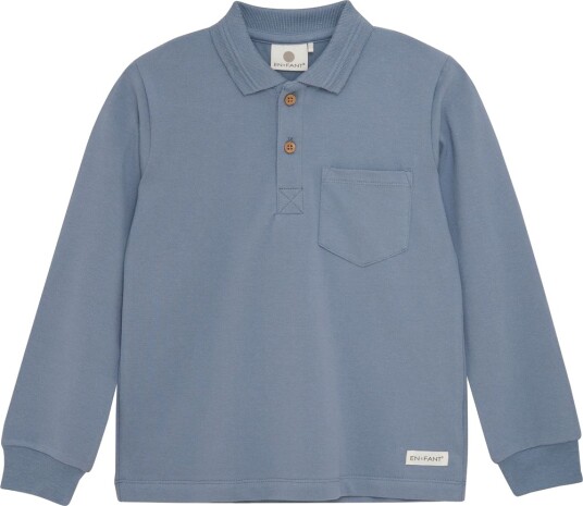 En Fant Polo Ls - Blue - 116 En Fant Polo Ls - Blue - 116