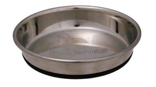 Ozami antiskli matskål i rustfritt stål for hund og katt - 250ml